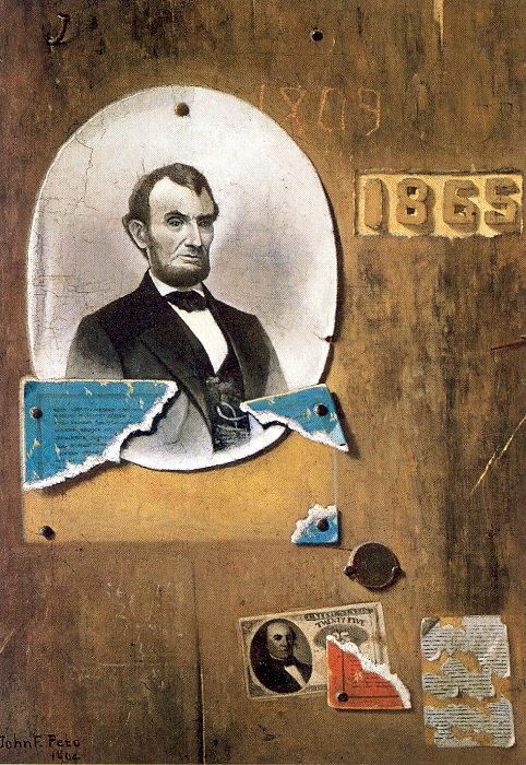 Peto, John Frederick Lincoln and the 25 Cent Note oil painting picture